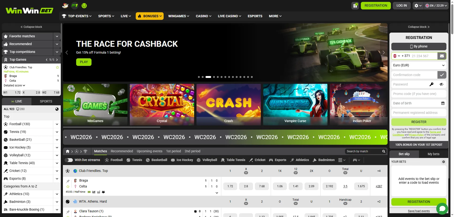 WinWin Bet plataforma oficial de apostas online visão geral