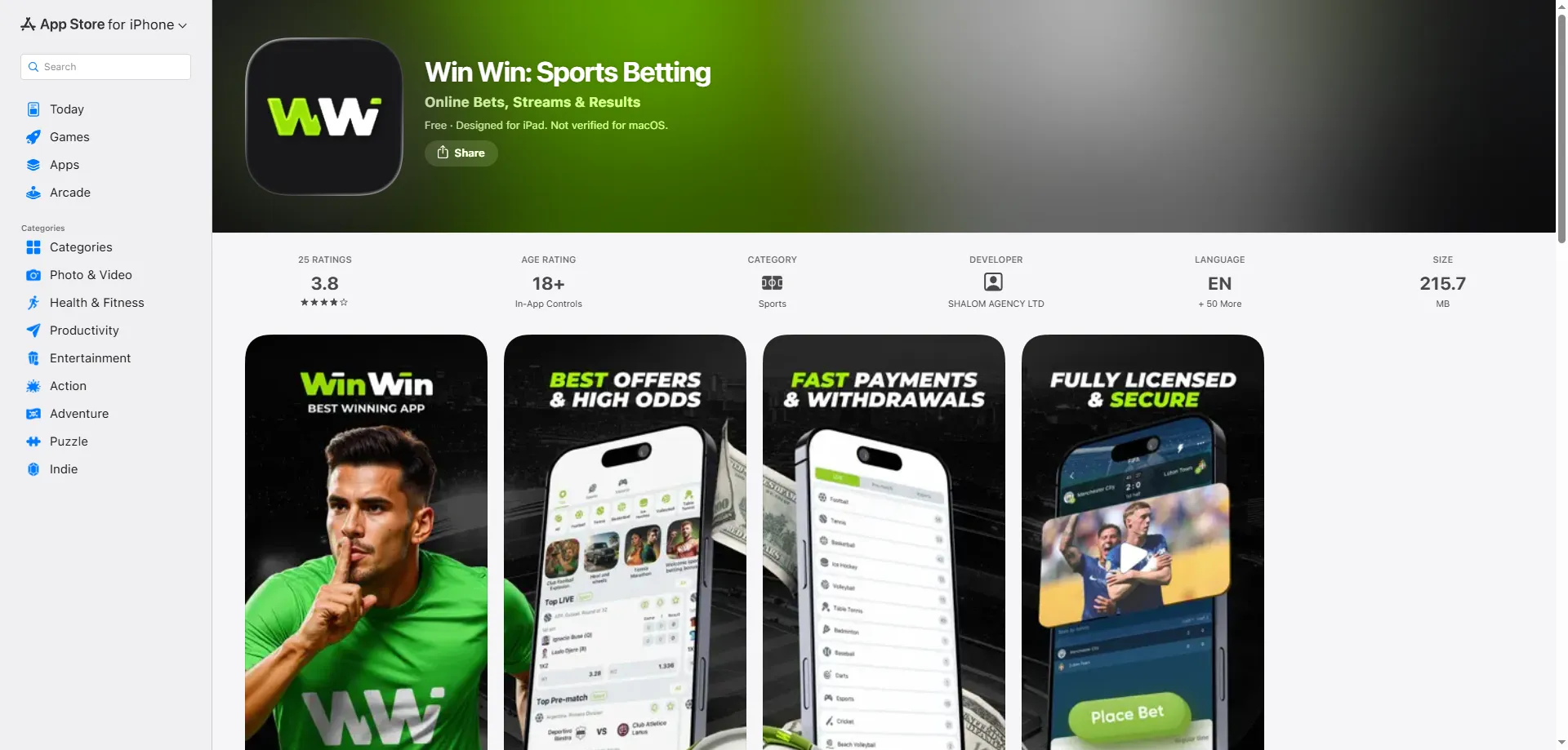 WinWin Bet aplicativo móvel download apostas e casino no celular